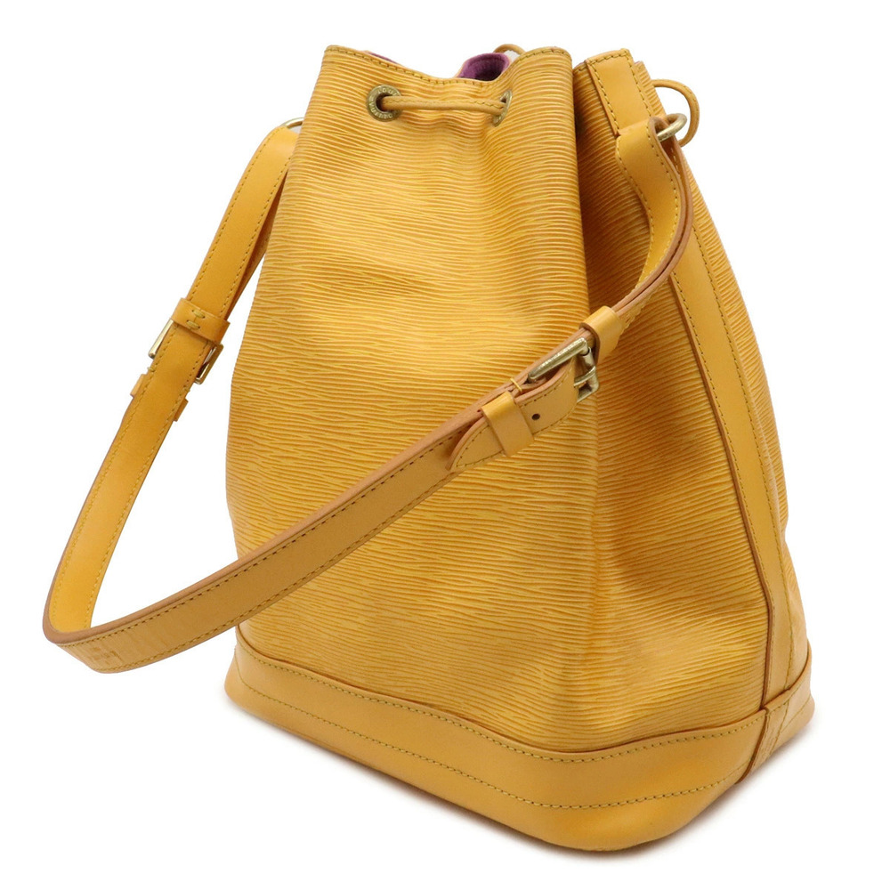 Louis Vuitton Epi Noe Yellow Shoulder Tassili Bag Drawstring Hobo